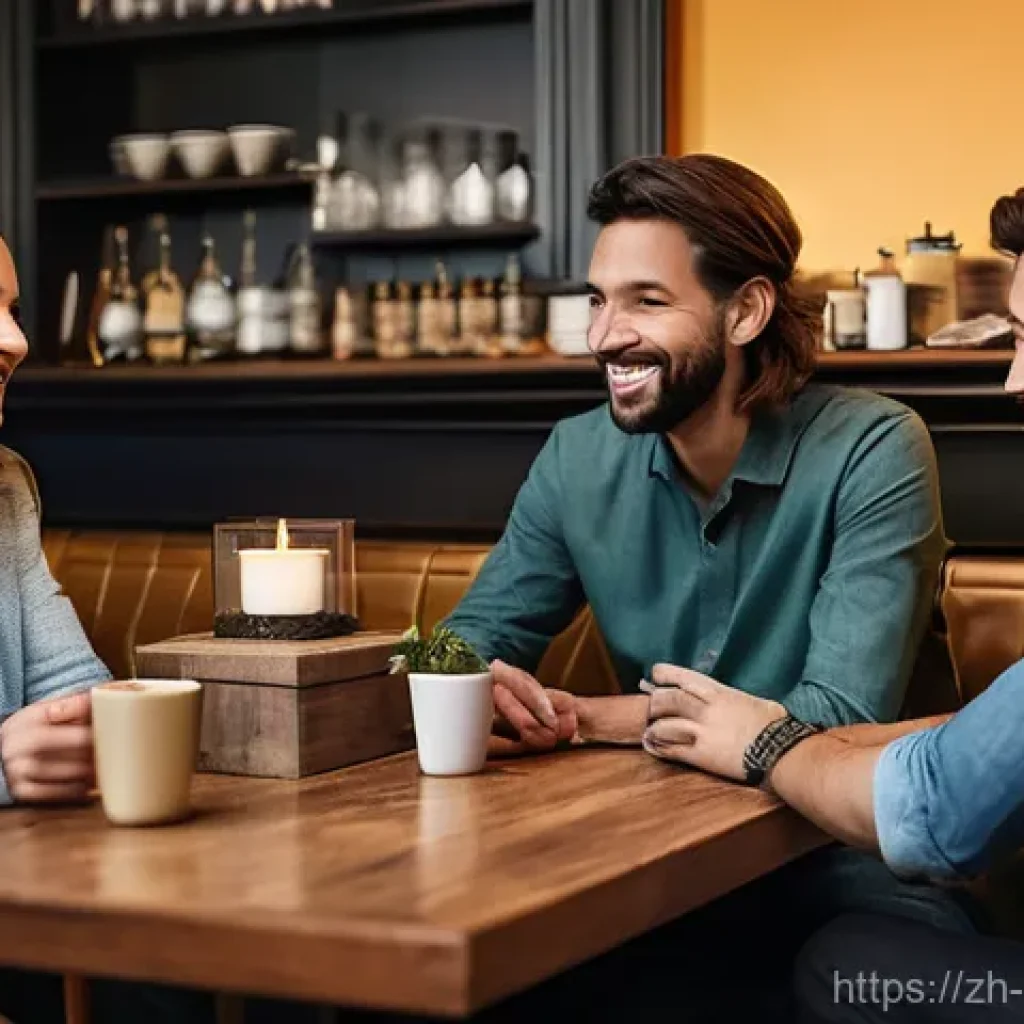 마술과 사회적 상호작용 - **Prompt 1: The Icebreaker Magician**
"A group of diverse adults, initially appearing reserved a...