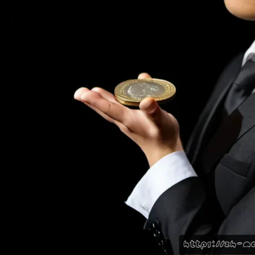 마술 테크닉 - Photorealistic close-up of a skilled stage magician performing an elegant coin vanish, both hands sh...